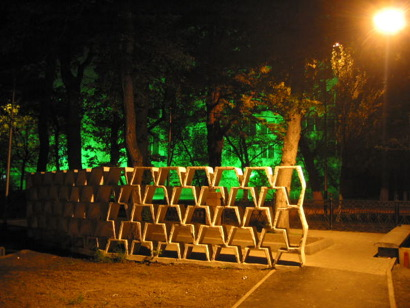 Nachtspaziergang Almaty